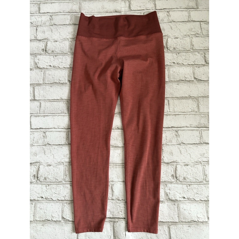 Vuori Rib Studio Legging size L Cedar Brick
